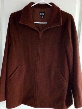 EILEEN FISHER WOOL JACKET RUSTIC COLOR SZ S